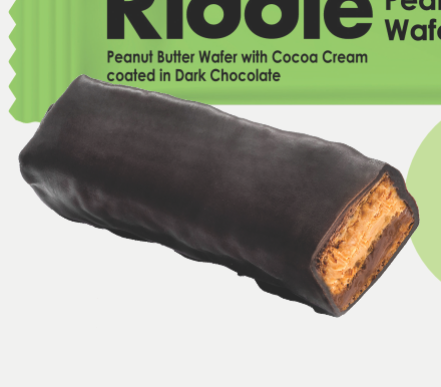 RIDDLE vegan tyčinka s arašídovým máslem a kakaovým krémem 35g