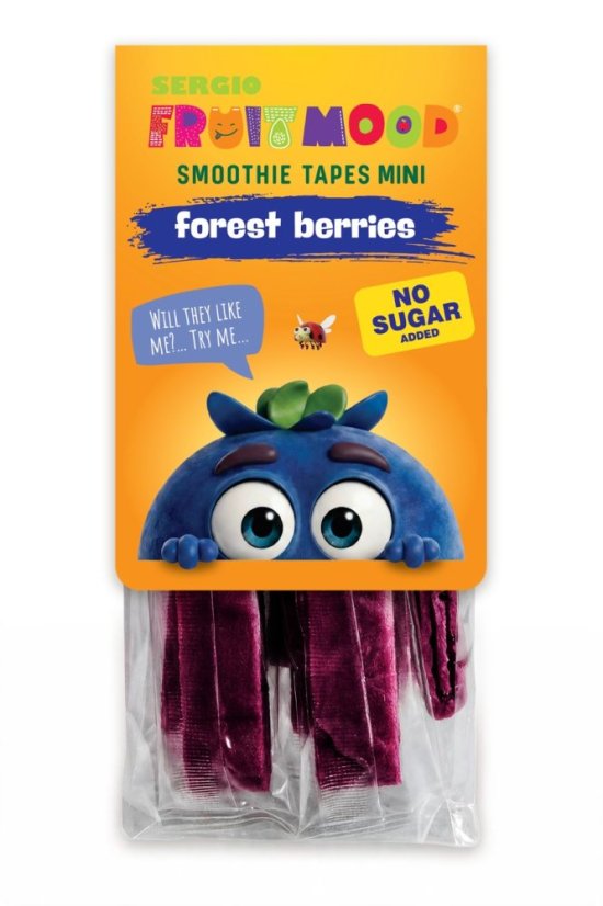 FruitMood Mini ovocné plátky Lesní plody 65 g FruitMood Mini ovocné plátky Lesní plody 65 g