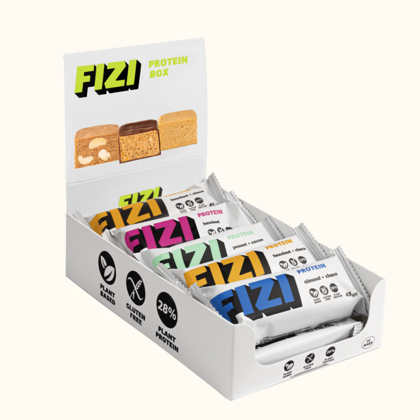 Protein box 10ks – mix příchutí s čokoládovou polevou