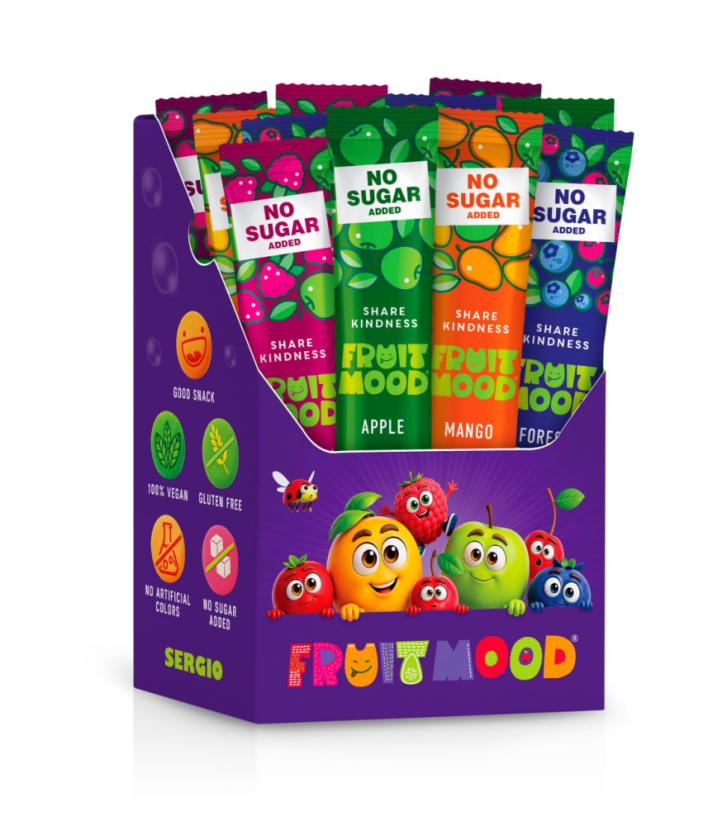 Fruit Mood ovocné plátky bez přidaného cukru box 25ks