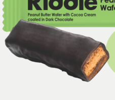 RIDDLE vegan tyčinka s arašídovým máslem a kakaovým krémem 35g