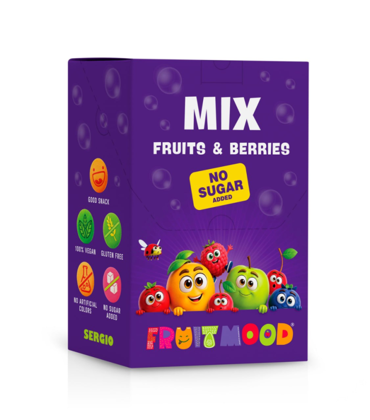 Fruit Mood ovocné plátky bez přidaného cukru box 25ks