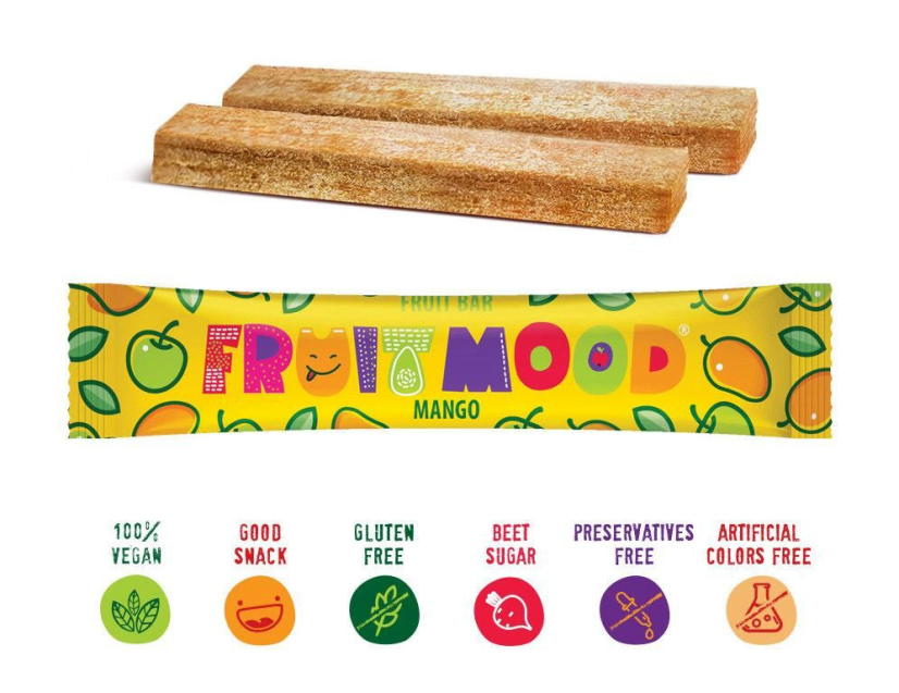 Ovocná tyčinka Fruit Mood Mango 4ks