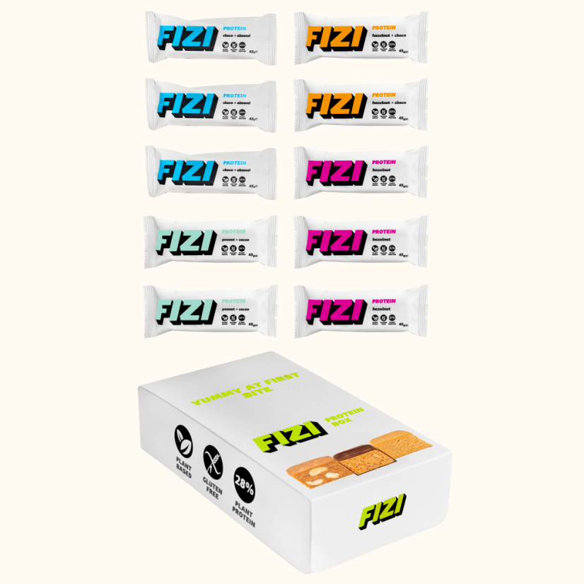 Protein box 10ks – mix příchutí s čokoládovou polevou