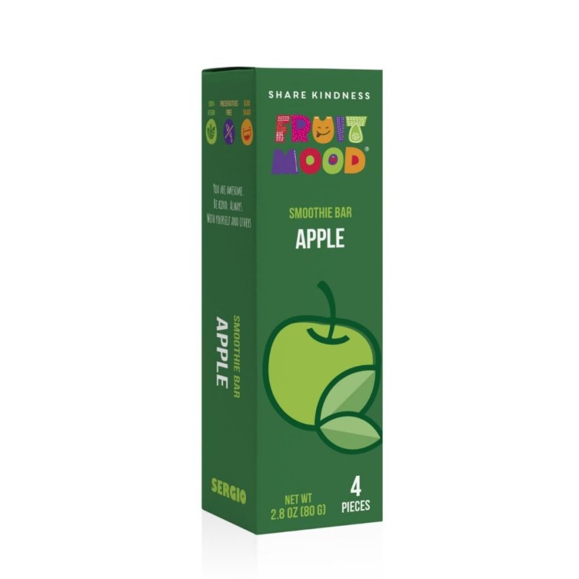 Ovocná tyčinka Fruit Mood Jablko 4ks