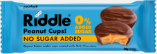 RIDDLE košíčky s arašídovým máslem v mléčné čokoládě bez přidaného cukru 50g