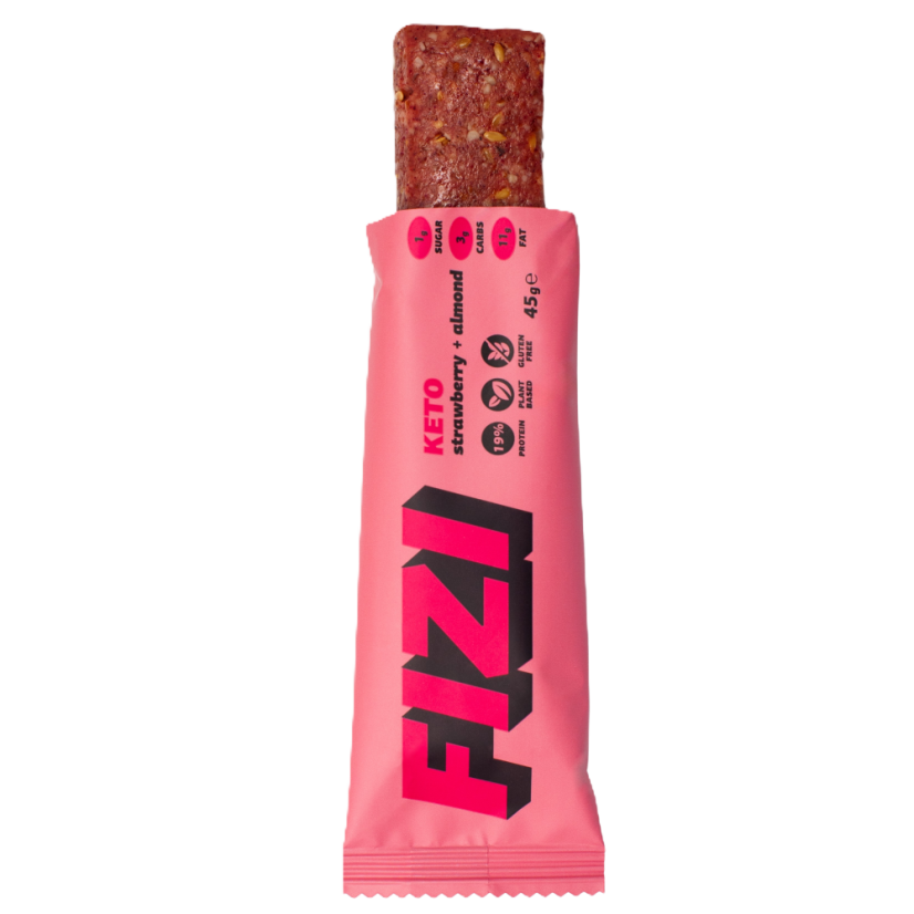 Keto tyčinka jahoda a mandle 45gr