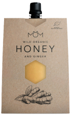 Organický med se zázvorem 200g