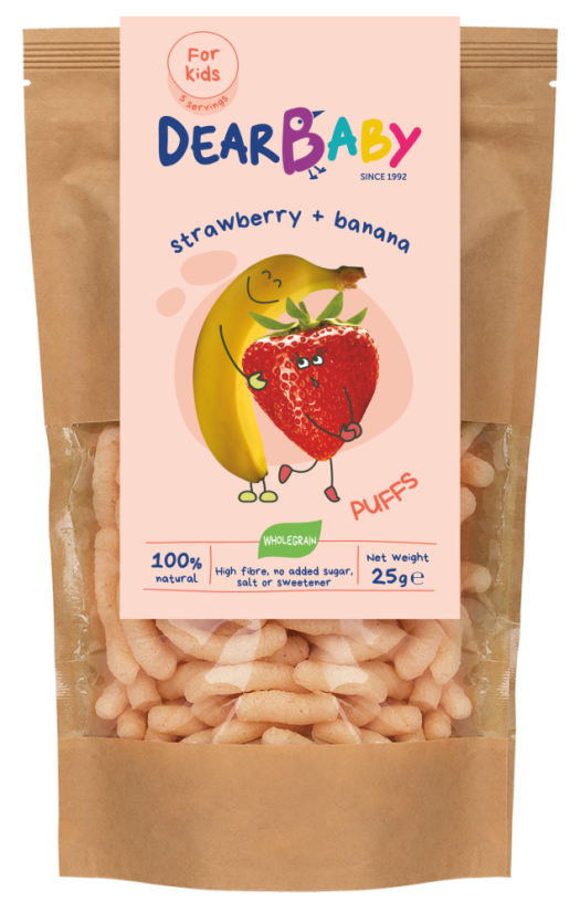 Dear Baby křupky Jahoda+Banán 25g