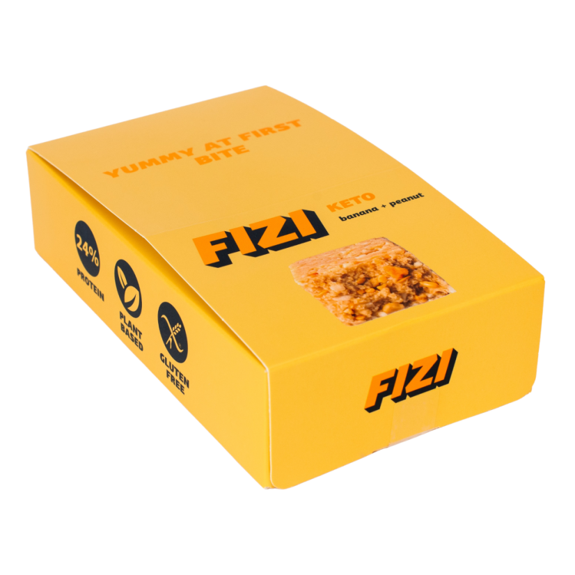 Keto tyčinka banán a arašídy 45gr