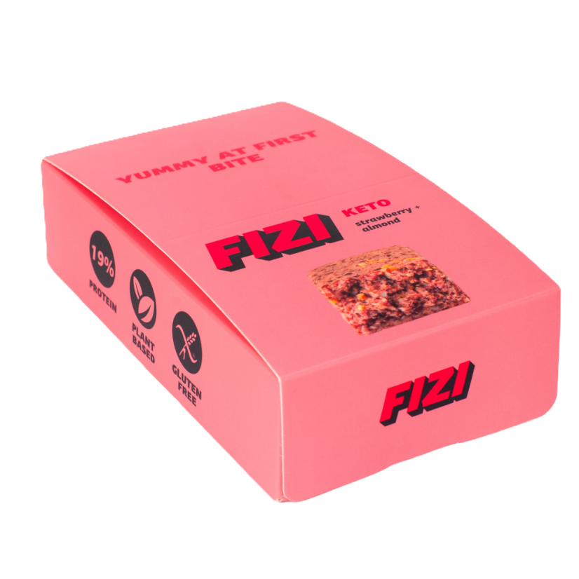 Keto tyčinka jahoda a mandle 45gr