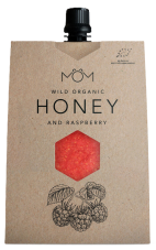Organický med s malinovým nádechem 200g