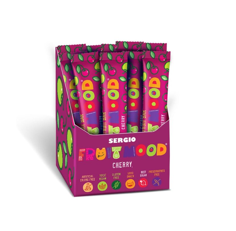Ovocná tyčinka Fruit Mood Třešeň 20g