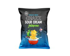 Bramborové chipsy Smetana & Jalapeno 130g