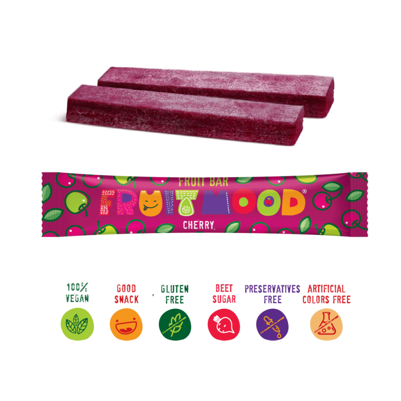 Ovocná tyčinka Fruit Mood Třešeň 20g