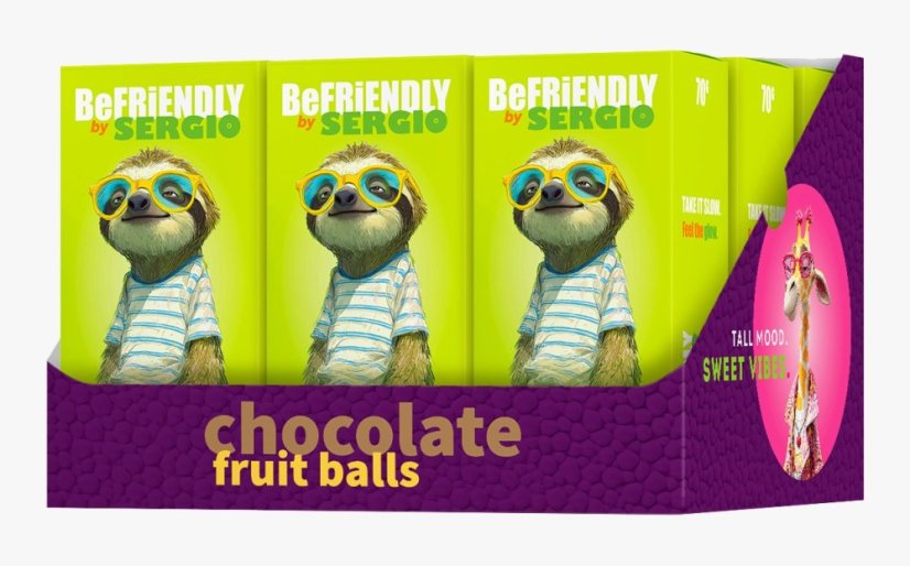 Ovocné kuličky v hořké čokoládě Hruška s citronem 70 g