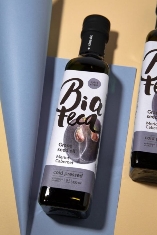 Biateca olej z hroznových jader Merlot-Cabernet 250ml