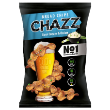 Chlebové chipsy s příchutí zakysané smetany a cibule 100g