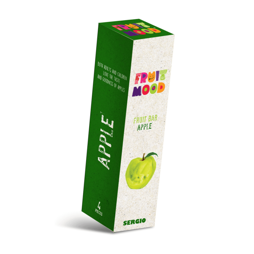 Ovocná tyčinka Fruit Mood Jablko 4ks