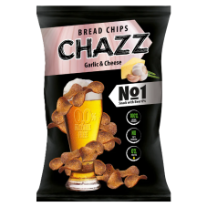 Chlebové chipsy s příchutí česneku a sýra 100g