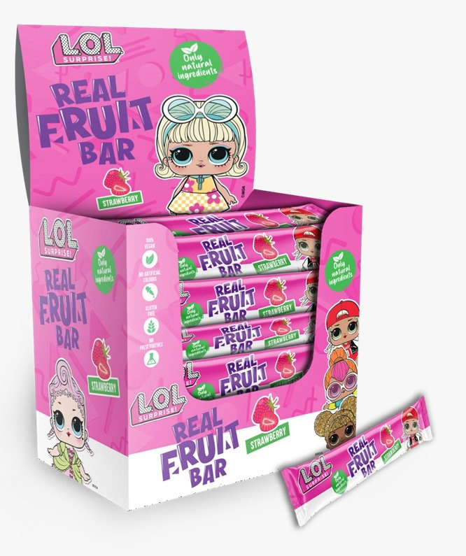 Ovocná tyčinka Fruit Mood LOL Jahoda 20g