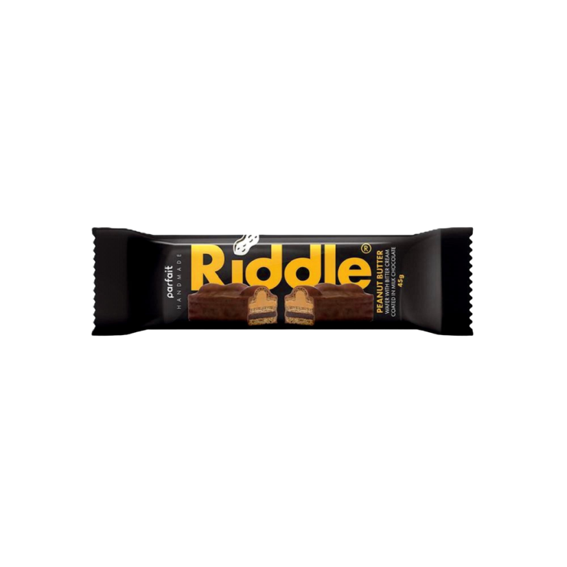 RIDDLE oplatka s arašídovým máslem a kakaovým krémem 45g