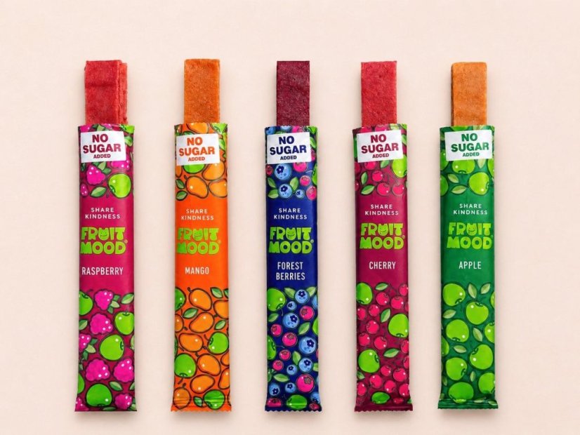 Fruit Mood ovocné plátky bez přidaného cukru box 25ks