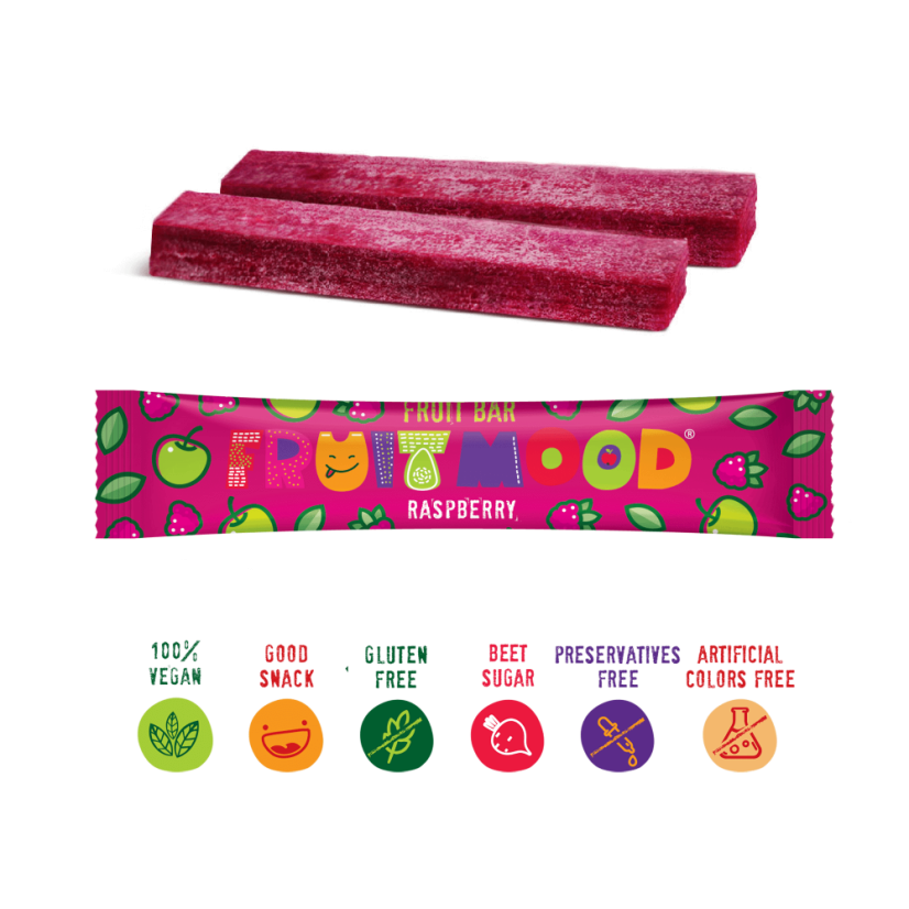 Ovocná tyčinka Fruit Mood Malina 30ks