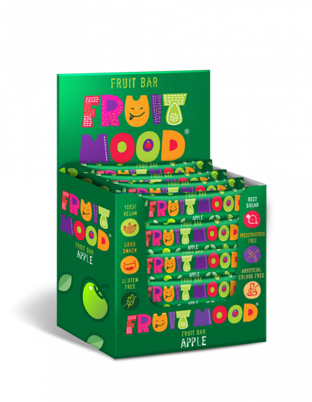 Ovocná tyčinka Fruit Mood Jablko 30ks