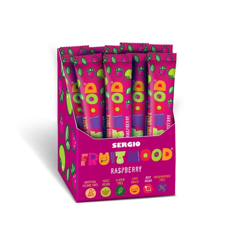 Ovocná tyčinka Fruit Mood Malina 20g