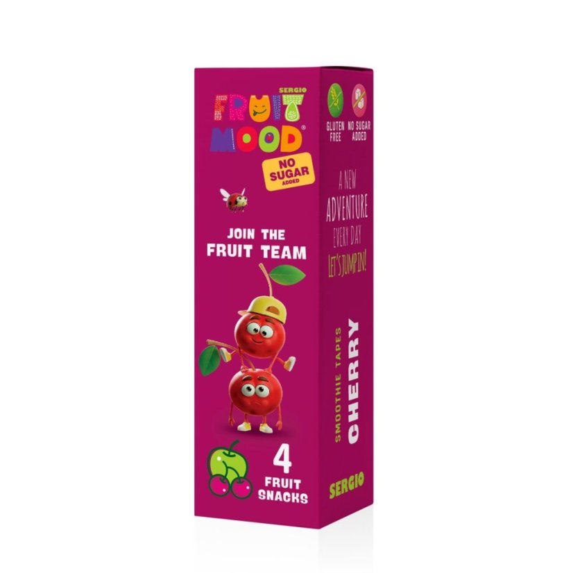 FruitMood ovocný plátek Třešeň 4ks