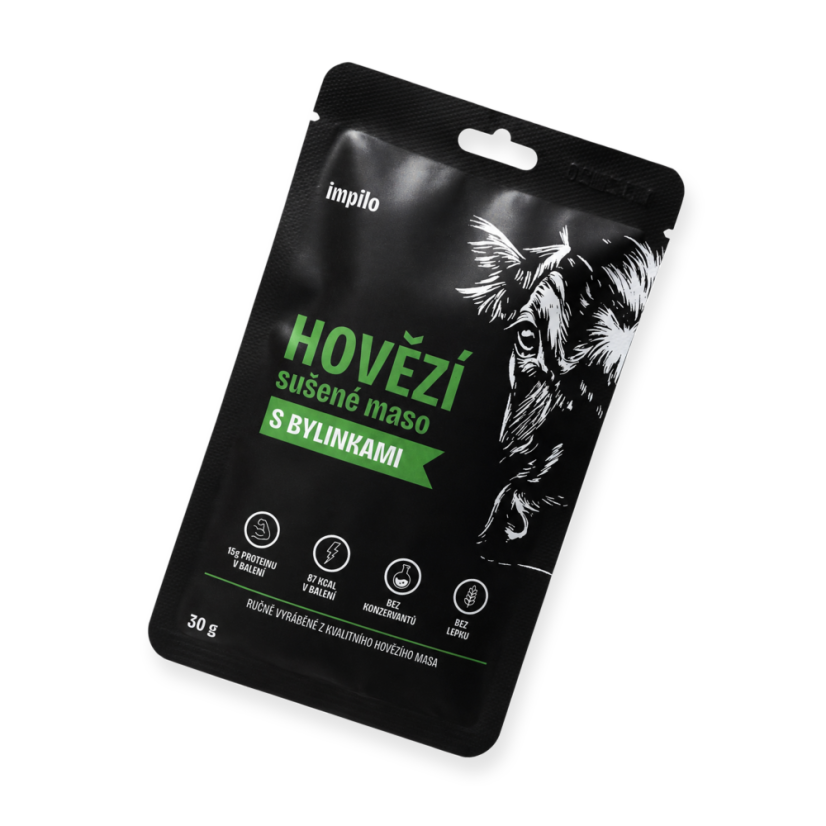 Sušené hovězí maso s bylinkami 30 g