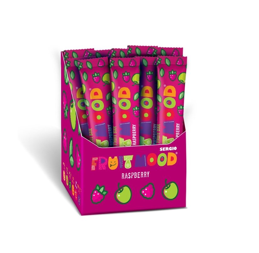 Ovocná tyčinka Fruit Mood Malina 30ks